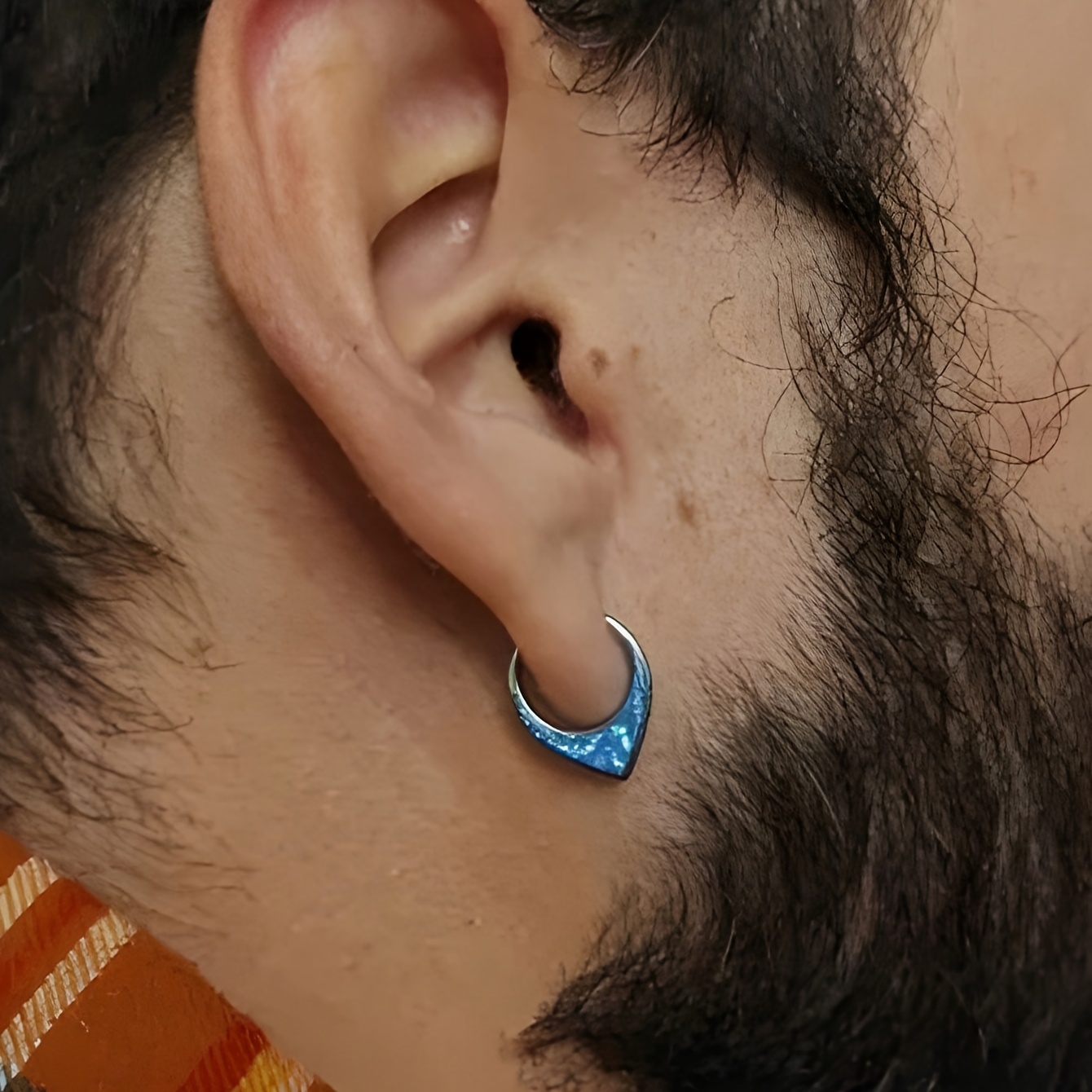 Tear-Shaped 316L Stainless Steel Nose Ring
